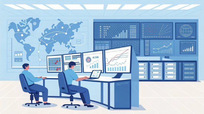 美国服务器网络流量控制监控面板与分析图表 美国服务器网络流量控制监控面板与分析图表