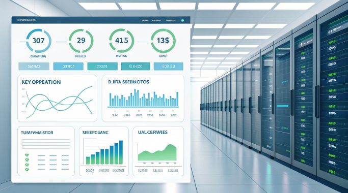 美国数据中心服务器性能指标仪表板