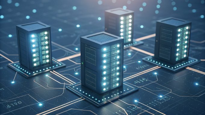 服务器超节点计算架构示意图