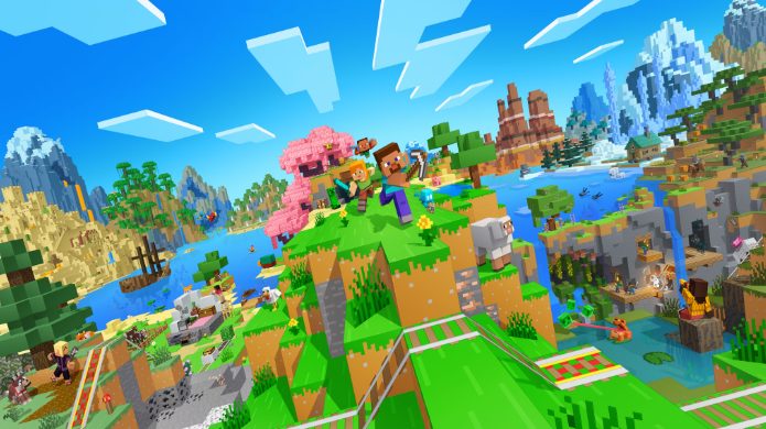 Minecraft游戏海报