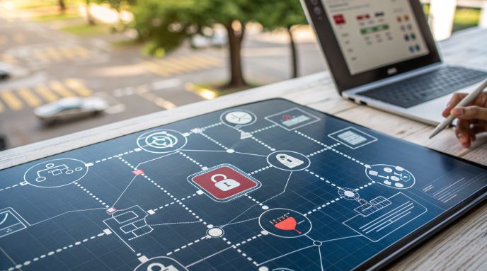 零信任网络架构示意图
