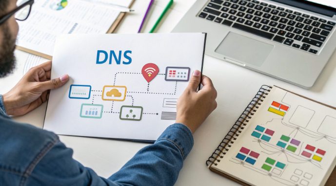 DNS压力测试工作流程图 DNS压力测试工作流程图