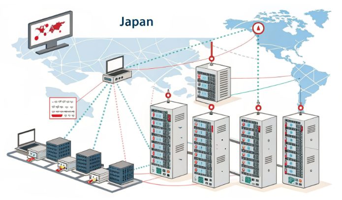 用于跨境直播的日本服务器架构图 用于跨境直播的日本服务器架构图