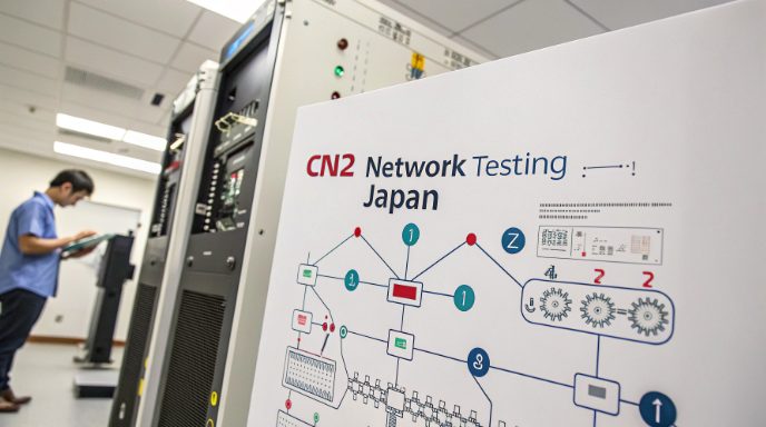 日本CN2网络测试示意图 日本CN2网络测试示意图