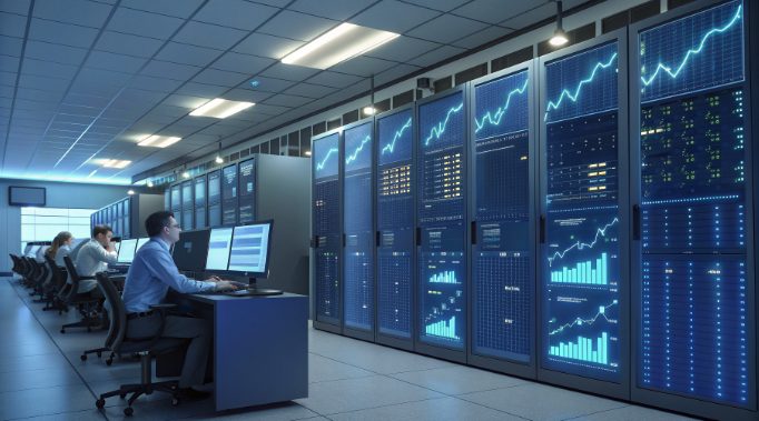 洛杉矶服务器流量峰值管理图示 洛杉矶服务器流量峰值管理图示