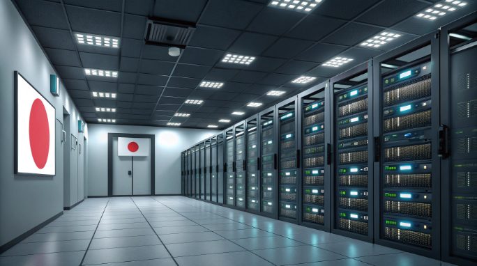 日本数据中心的安全服务器机架设施 日本数据中心的安全服务器机架设施