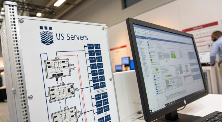 面向技术人员的美国服务器端口配置示意图