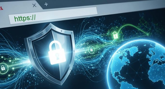 示意图:通过 DNS over HTTPS 加密查询提升网络安全 示意图:通过 DNS over HTTPS 加密查询提升网络安全