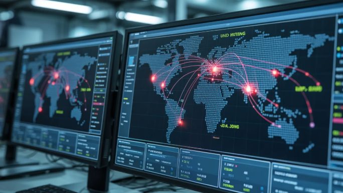 世界地图标示美国、日本与香港的 IP 区域 世界地图标示美国、日本与香港的 IP 区域