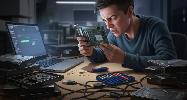 RAID卡数据恢复示意图