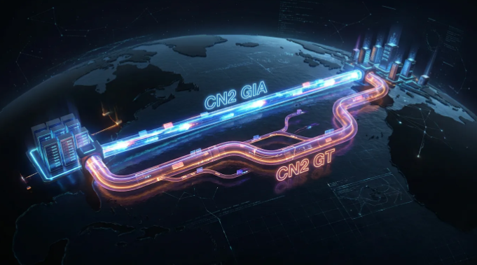 美国 CN2 GIA 与 CN2 GT 服务器线路对比 美国 CN2 GIA 与 CN2 GT 服务器线路对比