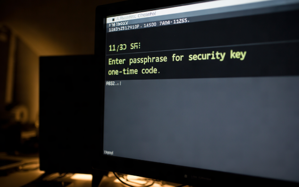 显示受双因素认证保护的 SSH 登录的 Linux 服务器终端