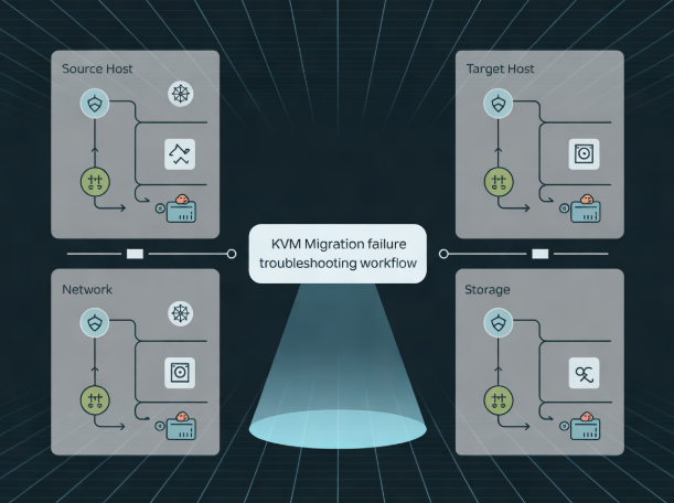 KVM 迁移失败排查流程 KVM 迁移失败排查流程