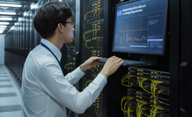 诊断香港服务器变慢流程示意图